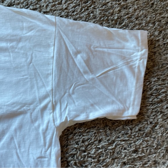 VTG Bud Light Tshirt white w/ American flag - Picture 4 of 11